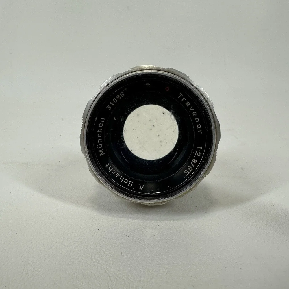 A. Schacht Munchen Travenar‎ 85mm F2.8 Lens Exacta Mount With Case